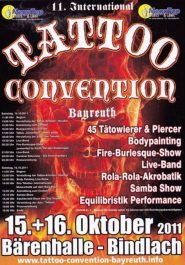 Bayreuth Tattoo Convention 10 October 2026