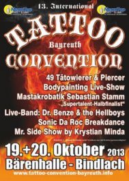 Bayreuth Tattoo Convention 10 October 2026