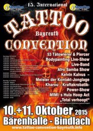 Bayreuth Tattoo Convention 10 October 2026
