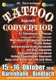 Bayreuth Tattoo Convention 10 October 2026