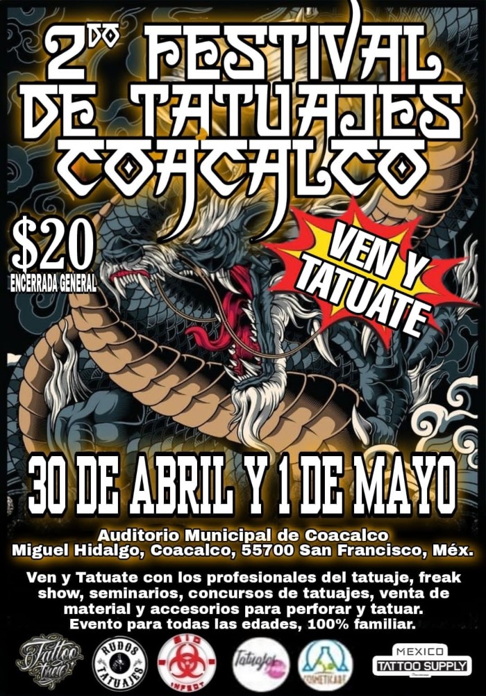 Coacalco Tattoo Festival 700