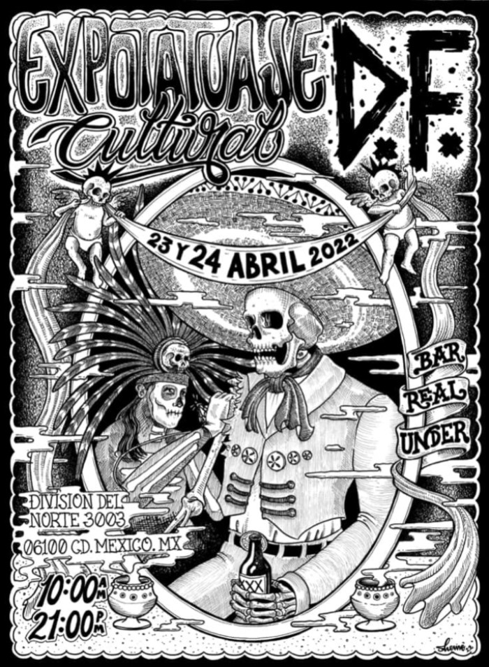Expo tatuaje cultural DF 2022