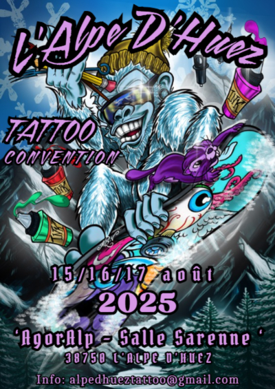 L'Alpe D'Huez Tattoo Convention 15 August 2025