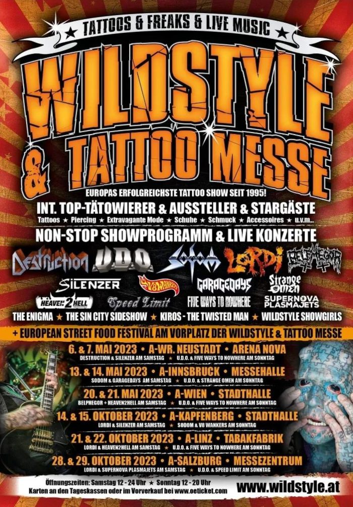 Wildstyle Tattoo Messe Tour 2023