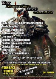 York Tattoo Convention #14 (2026) 20 June 2026