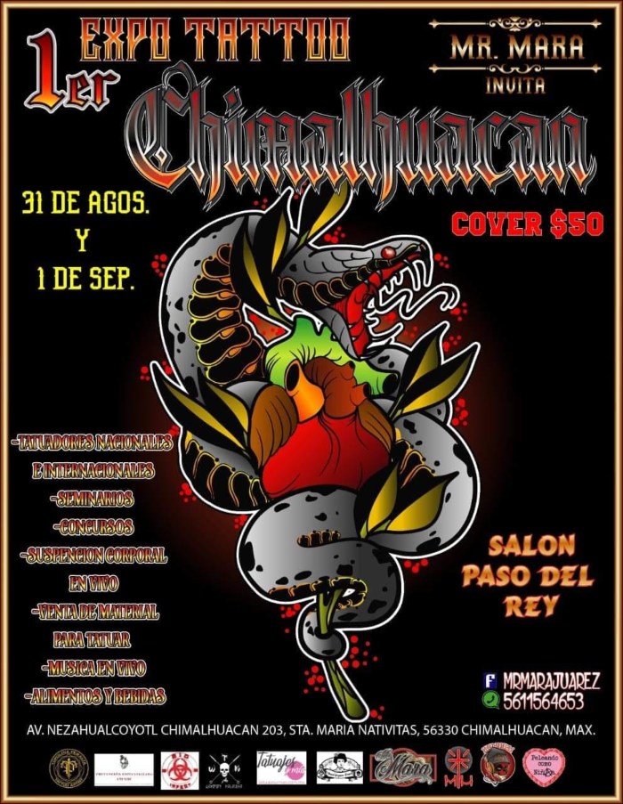 Chimalhuacan Tattoo Expo #2 Chimalhuacan Tattoo Expo 2019