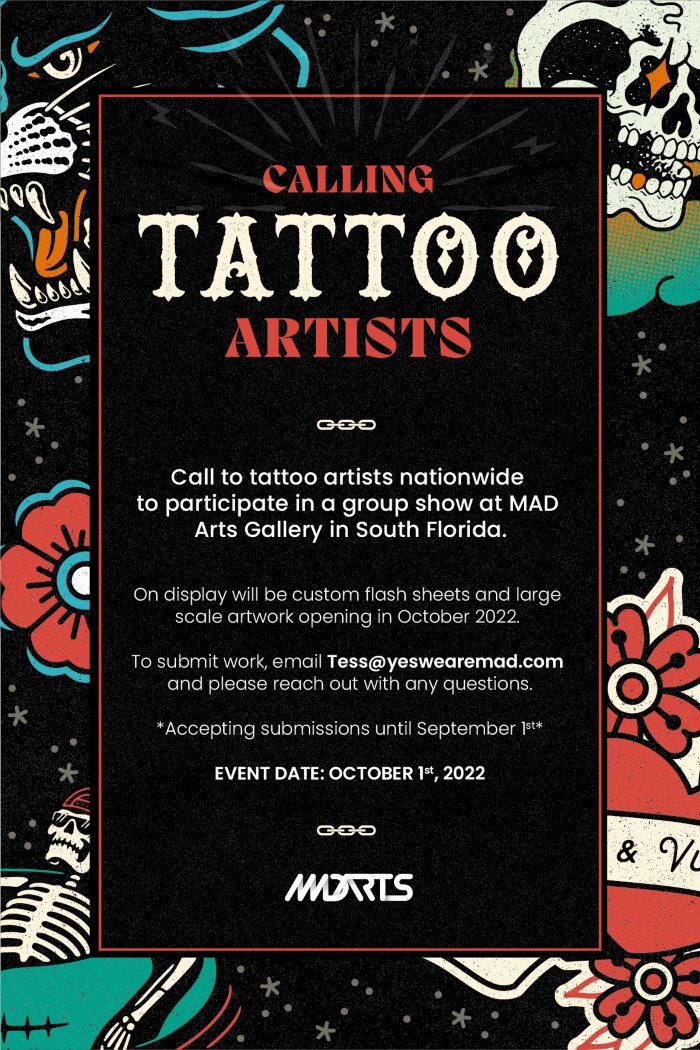 Tattoo Flash Sheet Showcase 1 October 2022