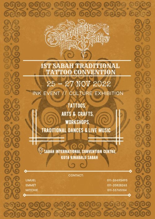 Sabah Traditional Tattoo Convention #1 25 November 2022