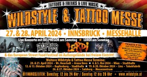 Wildstyle Tattoo Tour Innsbruck 27 April 2024