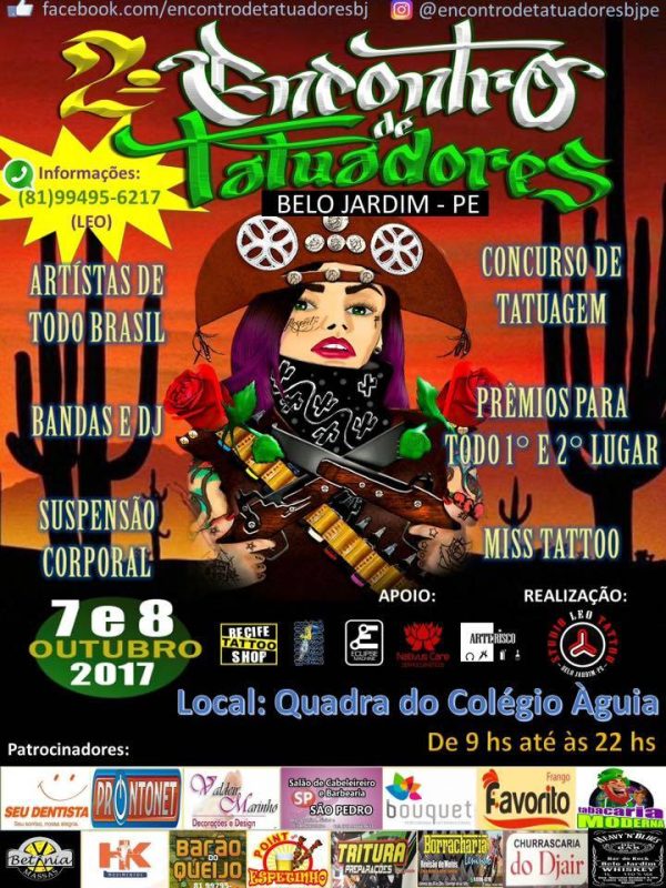 Encontro de Tatuadores Belo Jardim PE #4 23 November 2019
