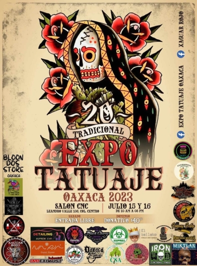 Expo Tatuaje Oaxaca #22 19 July 2025