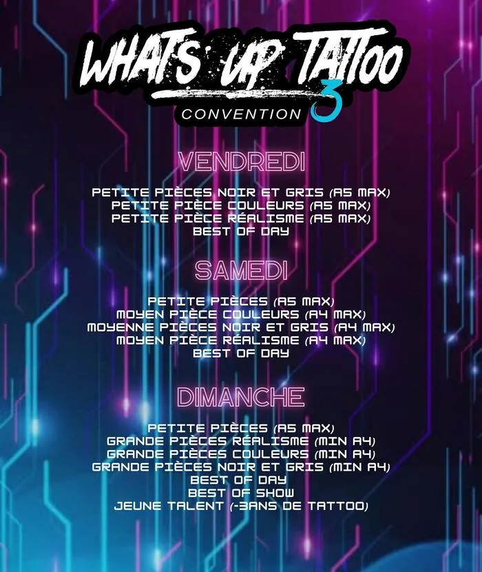 Whats'up Tattoo Convention 2024 Contests