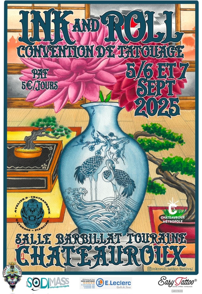 Ink'n'roll Chateauroux Tattoo Festival #11 5 September 2025