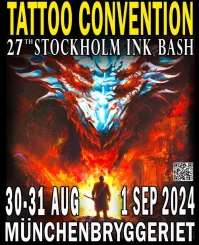Stockholm Ink Bash Tattoo Convention #28 29 August 2025
