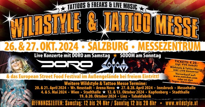 Wildstyle & Tattoo Messe Salzburg 26 October 2024