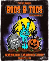 Boos & Toos Tattoo Horror Fest #3 24 October 2025
