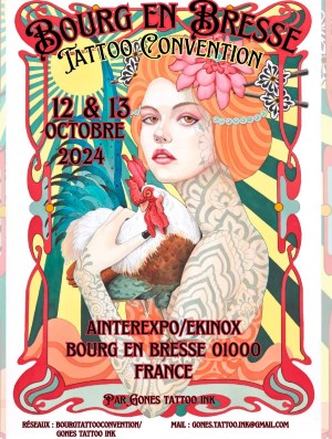 Bourg-en-Bresse Tattoo Convention #4 12 October 2024