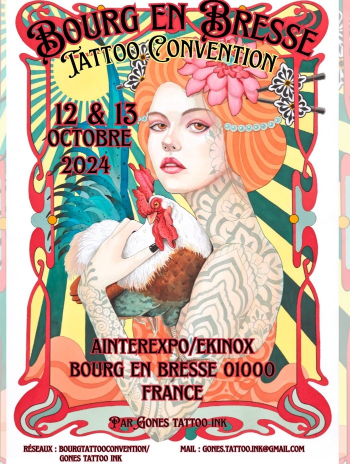 Bourg-en-Bresse Tattoo Convention #4 Bourg-en-Bresse Tattoo Convention #4 12 October 2024