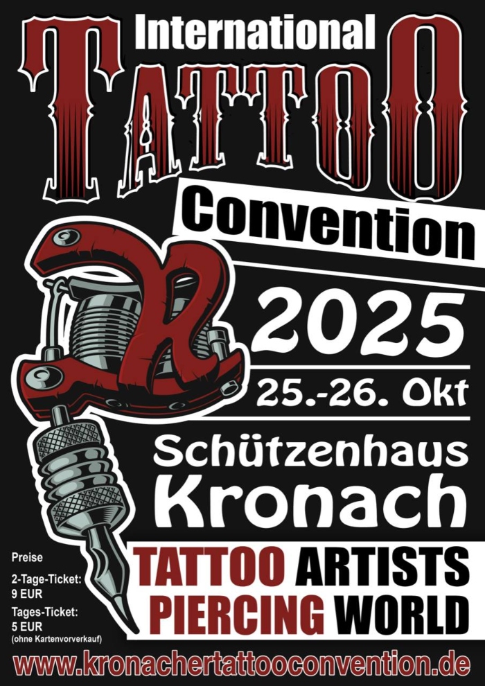 Kronacher Tattoo Convention 25 October 2025