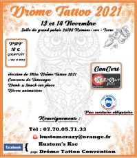 Drom’Ink Valence Tattoo (2026) Drome Tattoo Convention 2021