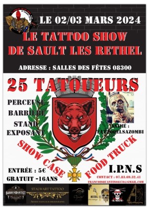 Le Sanglier Tattoo Show 2 March 2024