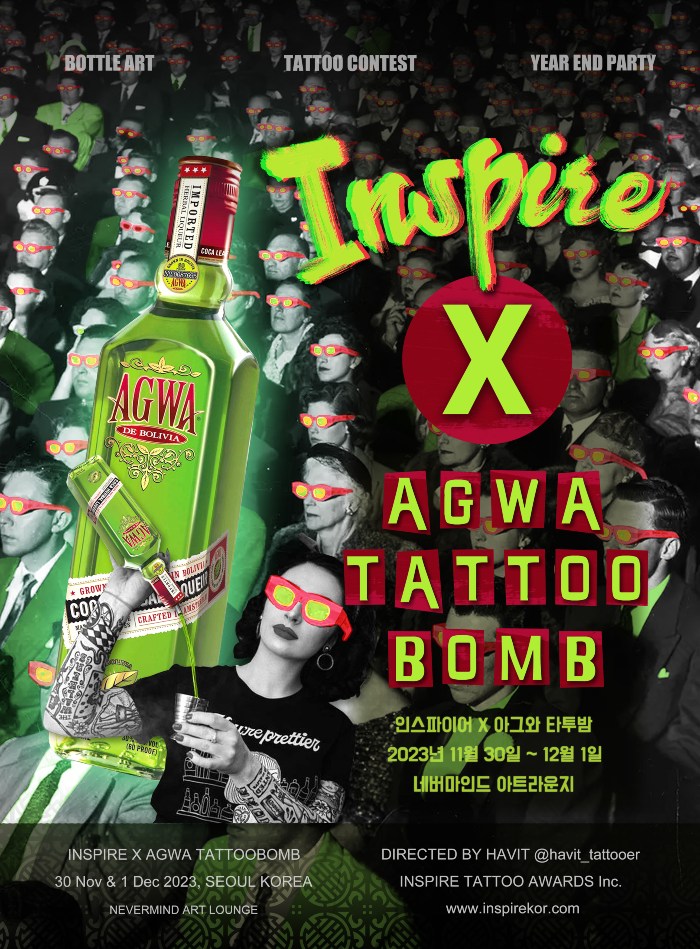 Inspire X Agwa Tattoo Bomb 30 November 2023