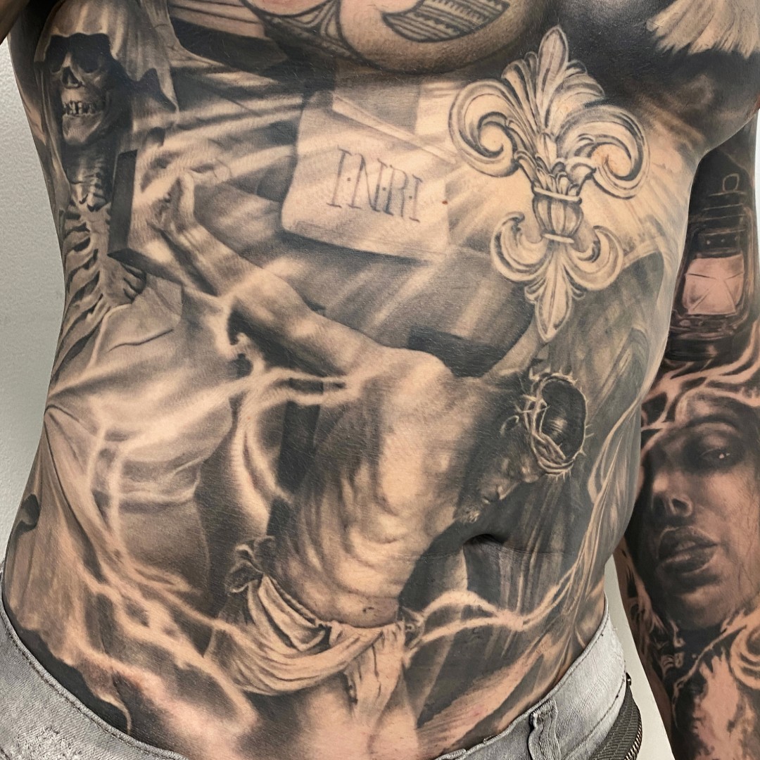 Bob Rijnja • Black & Grey Tattoo Art from The Netherlands 4 December 2023