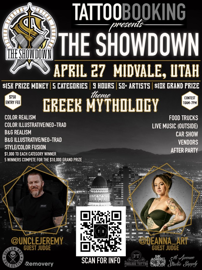 Tattoo Booking Showdown 27 April 2024