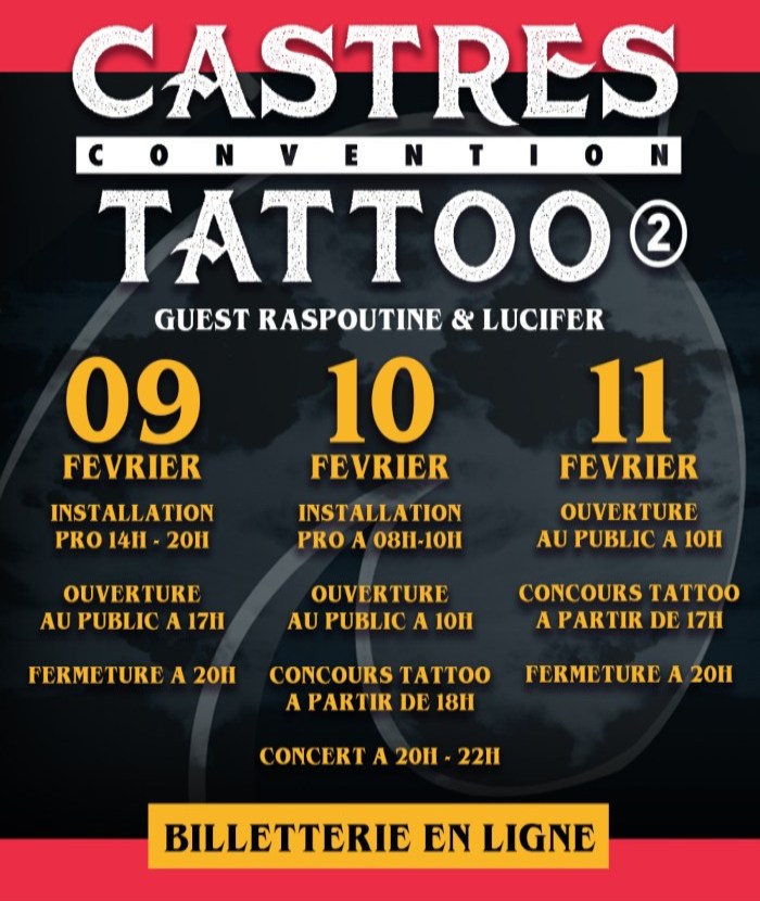 Castres Tattoo Convention 9 February 2024