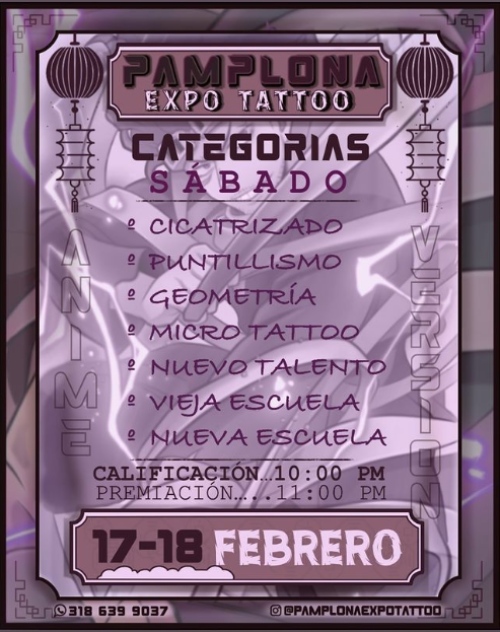 Pamplona Expo Tattoo 17 February 2024