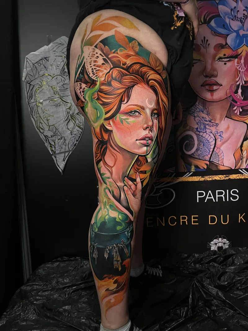 Gaby Castel • The French Master of Art Nouveau Fusion Tattoos 12 March 2024