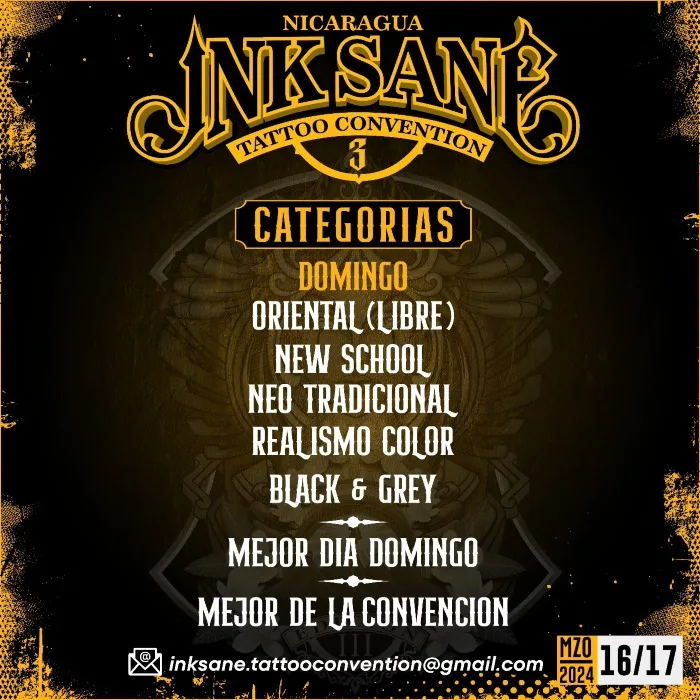 Inksane Tattoo Convention #3 16 March 2024