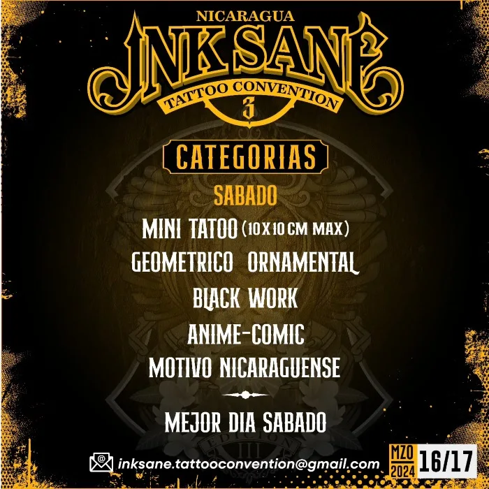 Inksane Tattoo Convention #3 16 March 2024