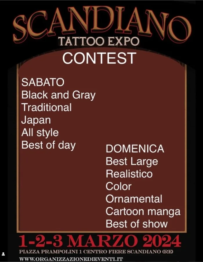 Scandiano Tattoo Expo 1 March 2024