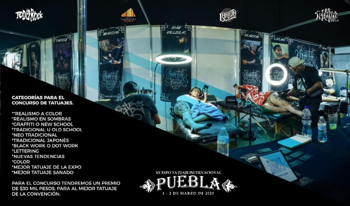 XIX EXPO TATUAJE PUEBLA 2025 Contest