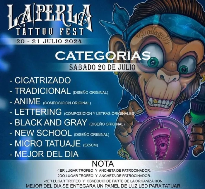 La Perla Tattoo Fest 2024 Contest
