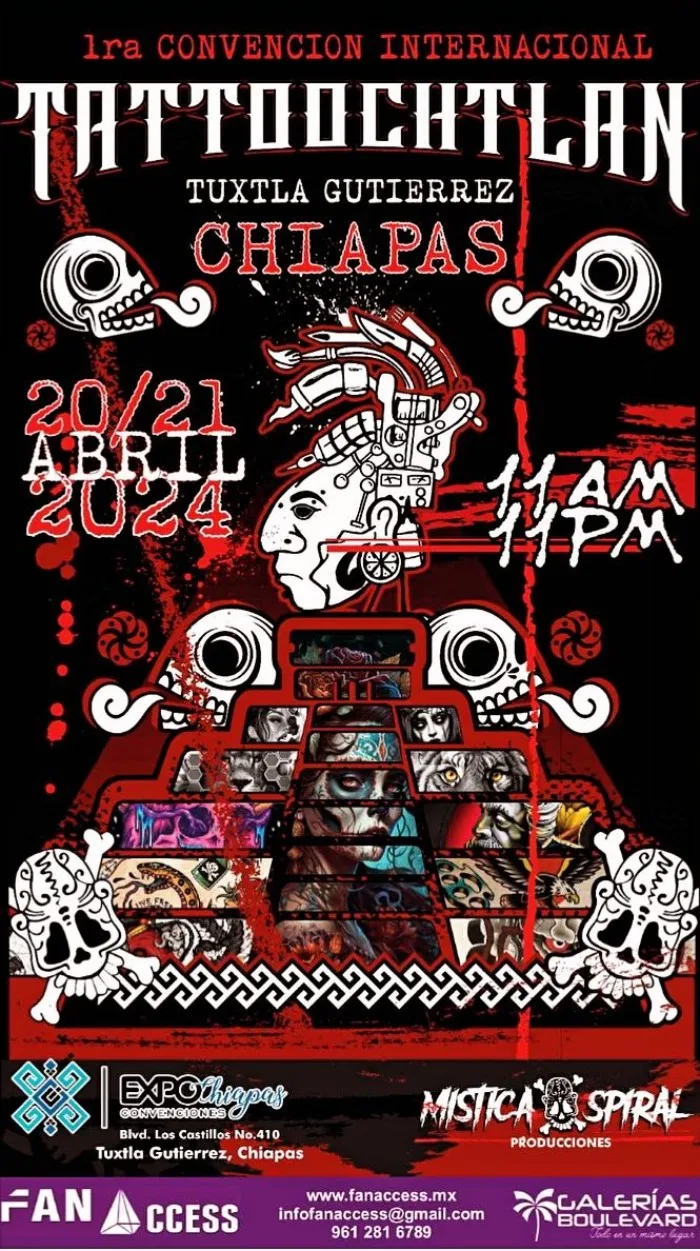 Tattoochtlan Convención Internacional De Tatuajes 20 April 2024