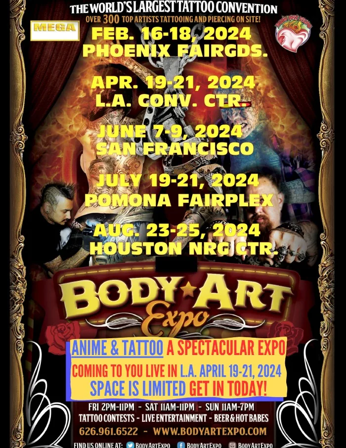 Tattoo & Anime Show 19 April 2024