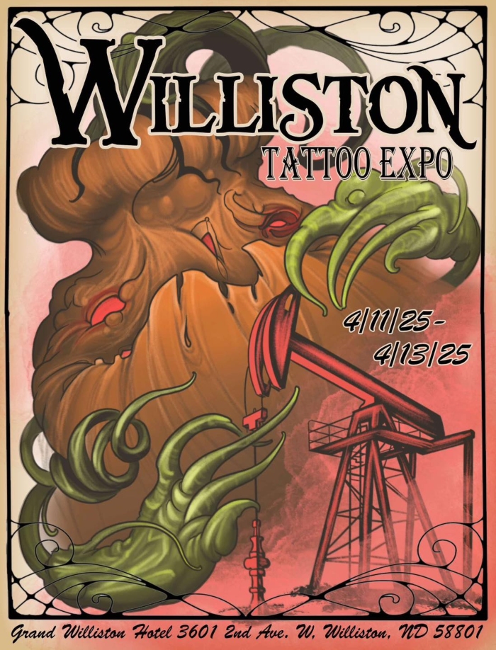 Williston Tattoo Expo (2026) 10 April 2026