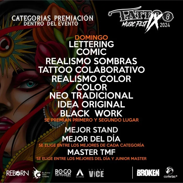 Colombia Tattoo Music Fest #8 18 May 2024