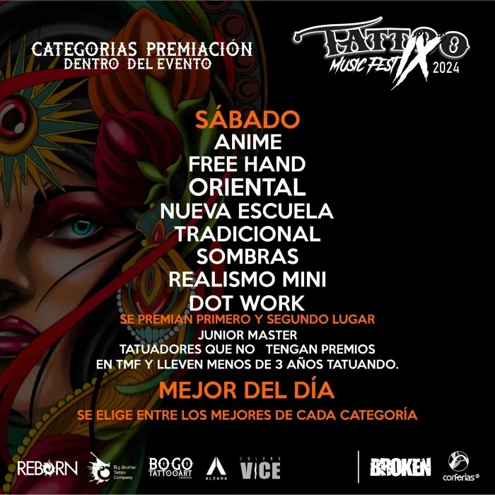 Colombia Tattoo Music Fest #8 18 May 2024