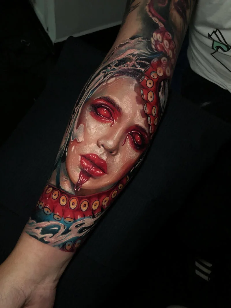 Jhony Ramirez • Impressionistic Color Tattoos 15 May 2024