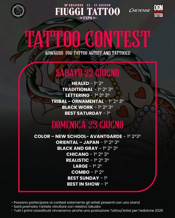 Fiuggi Tattoo Convention #3 22 June 2024