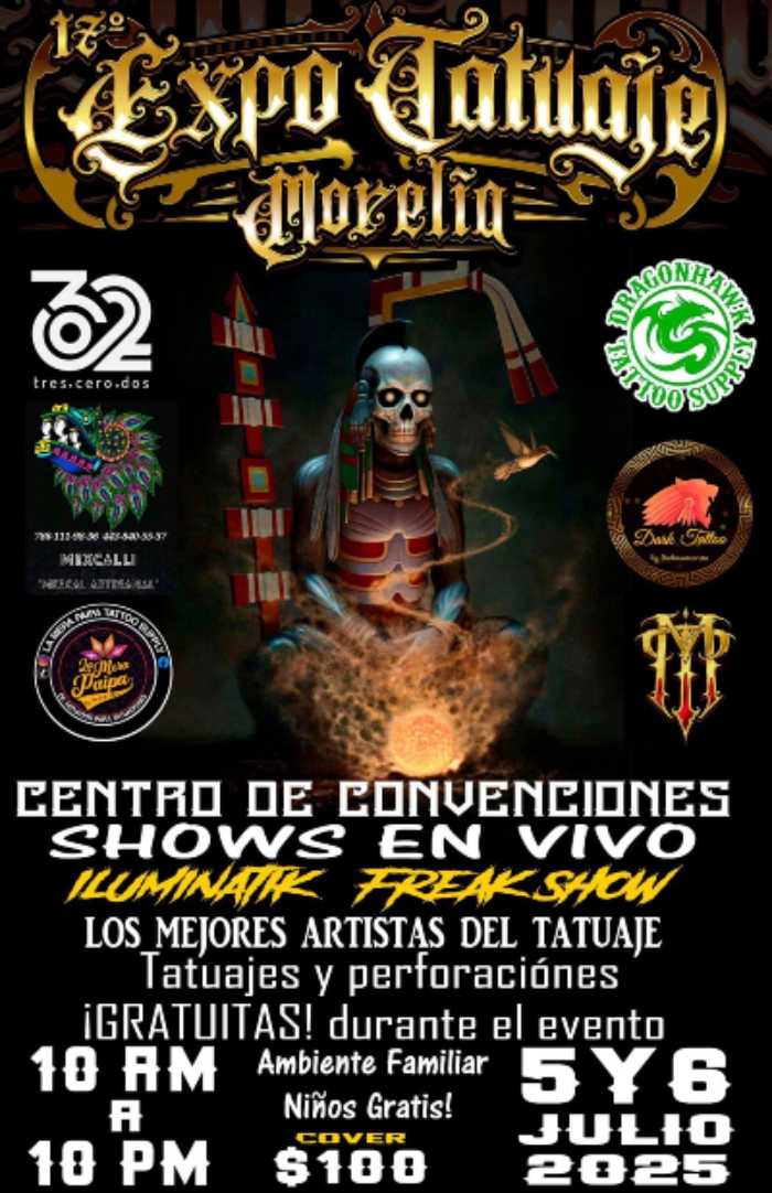 Morelia Tattoo Expo 5 June 2025