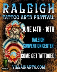 Raleigh Tattoo Arts Festival #4 26 September 2025