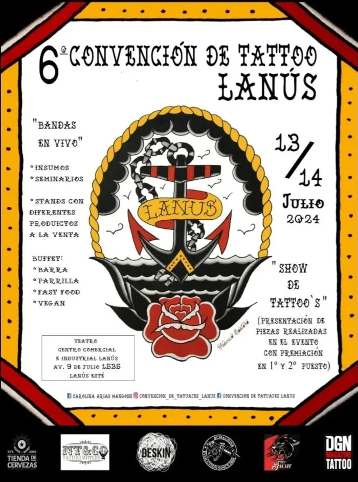 Convencion de Tatuajes Lanus #6 2024
