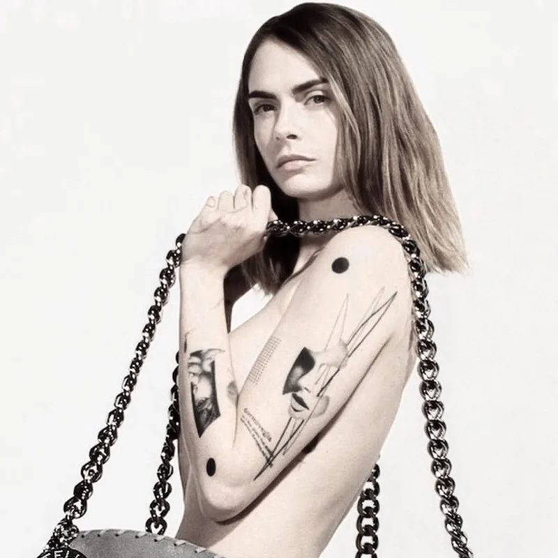 cara_delevingne_tattoo_arm_black_and_grey_by_Matteo_Nangeroni
