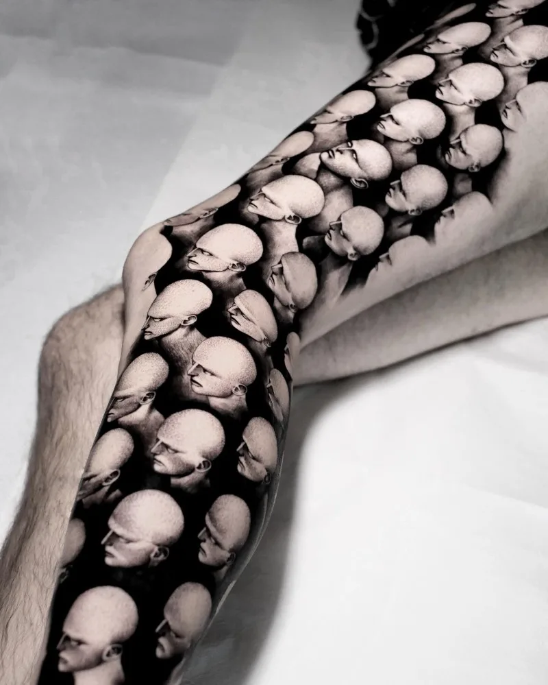 heads_black_grey_by_Matteo_Nangeroni