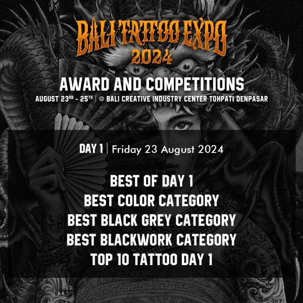 Bali Tattoo Expo 23 August 2024