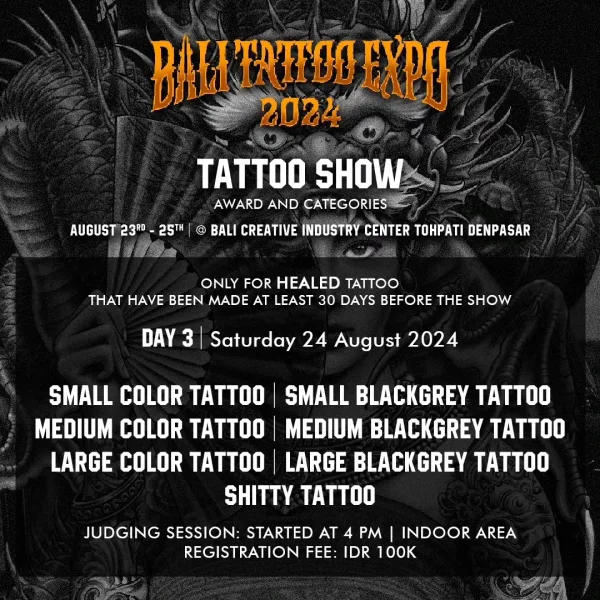 Bali Tattoo Expo 23 August 2024